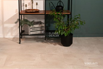 Vinilam Ceramo Stone 2,5 мм 71615 Бетон Белый фото 4 | FLOORDEALER